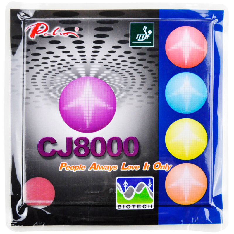 Table Tennis Grip Types - باليو CJ8000 BIOTECH تنس الطاولة المطاط