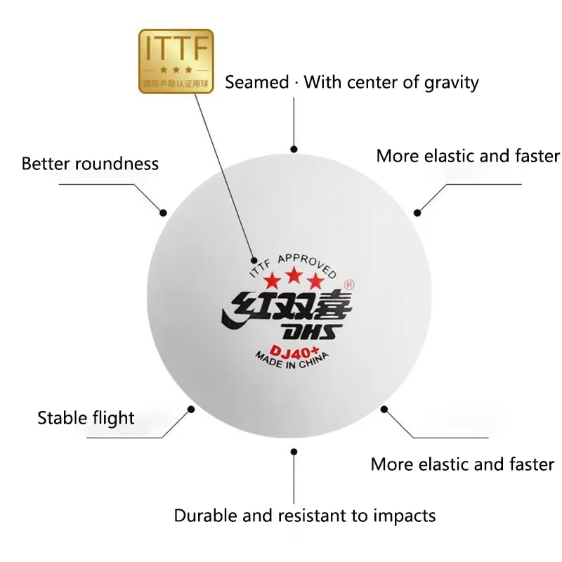 جديد DHS DJ40 + كرات تنس الطاو - مراجعة Donic Table Tennis Ball وسعره