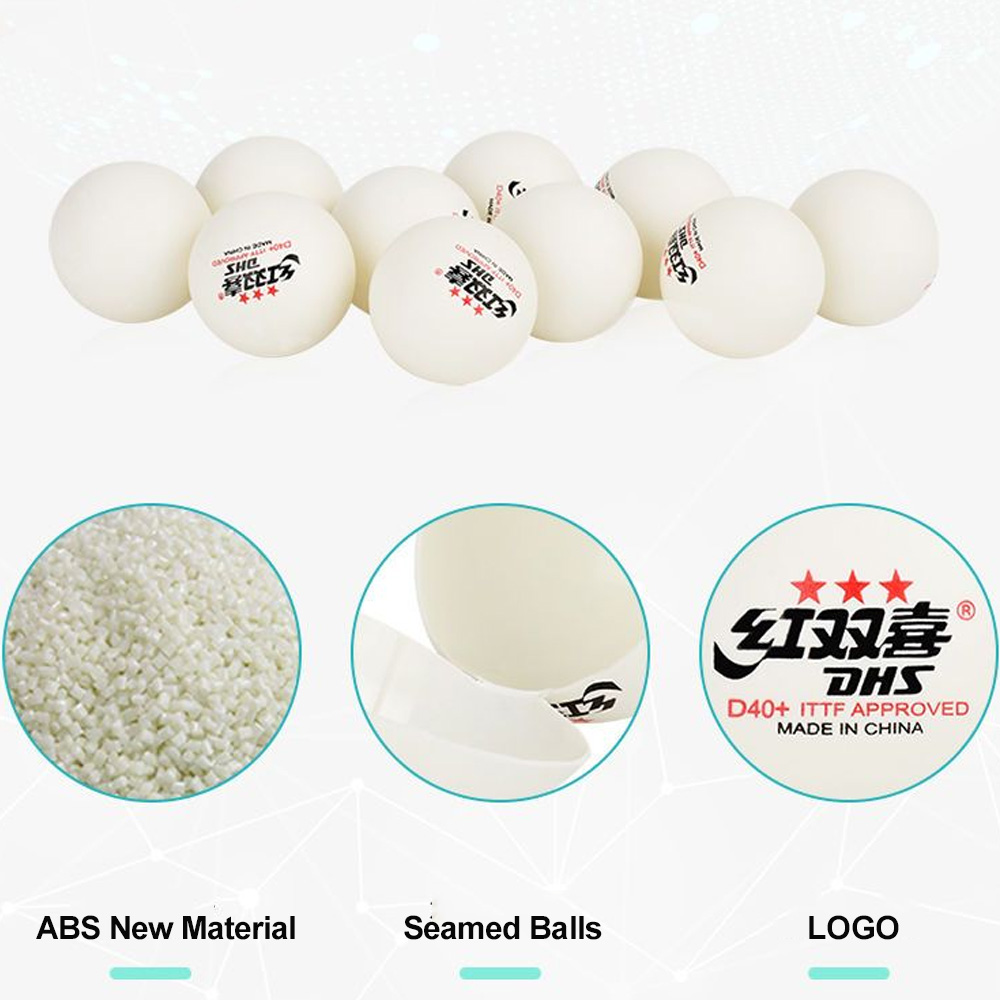 DHS D40 + DJ40 + كرات بينغ بون - مراجعة Donic Table Tennis Ball وسعره