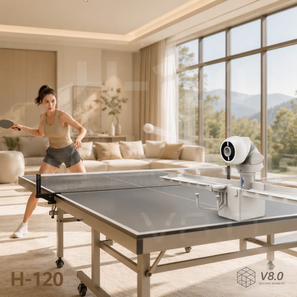 【CHIMU HOME】جهاز OMNI الذكي لت - مراجعة Table Tennis Trainer وسعره